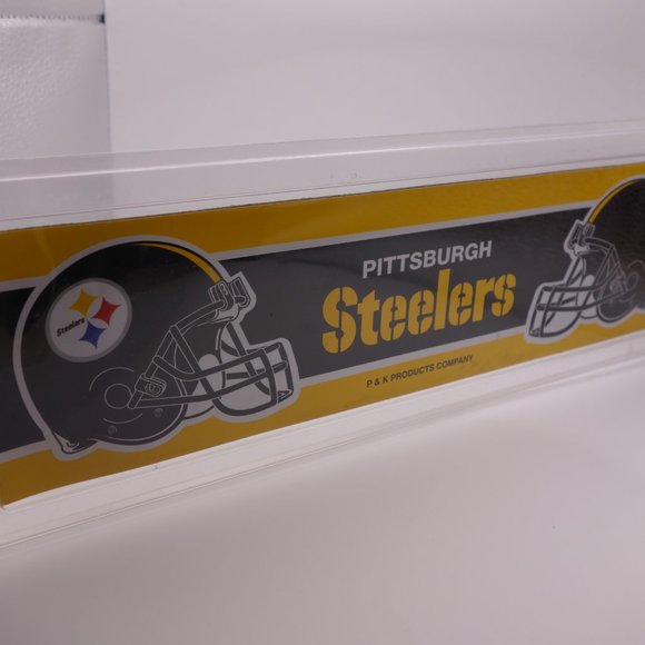 Pittsburgh Steelers Magnetic Sticker & Fan Waves Suction Cup Mounted Window Sign - Picture 7 of 11